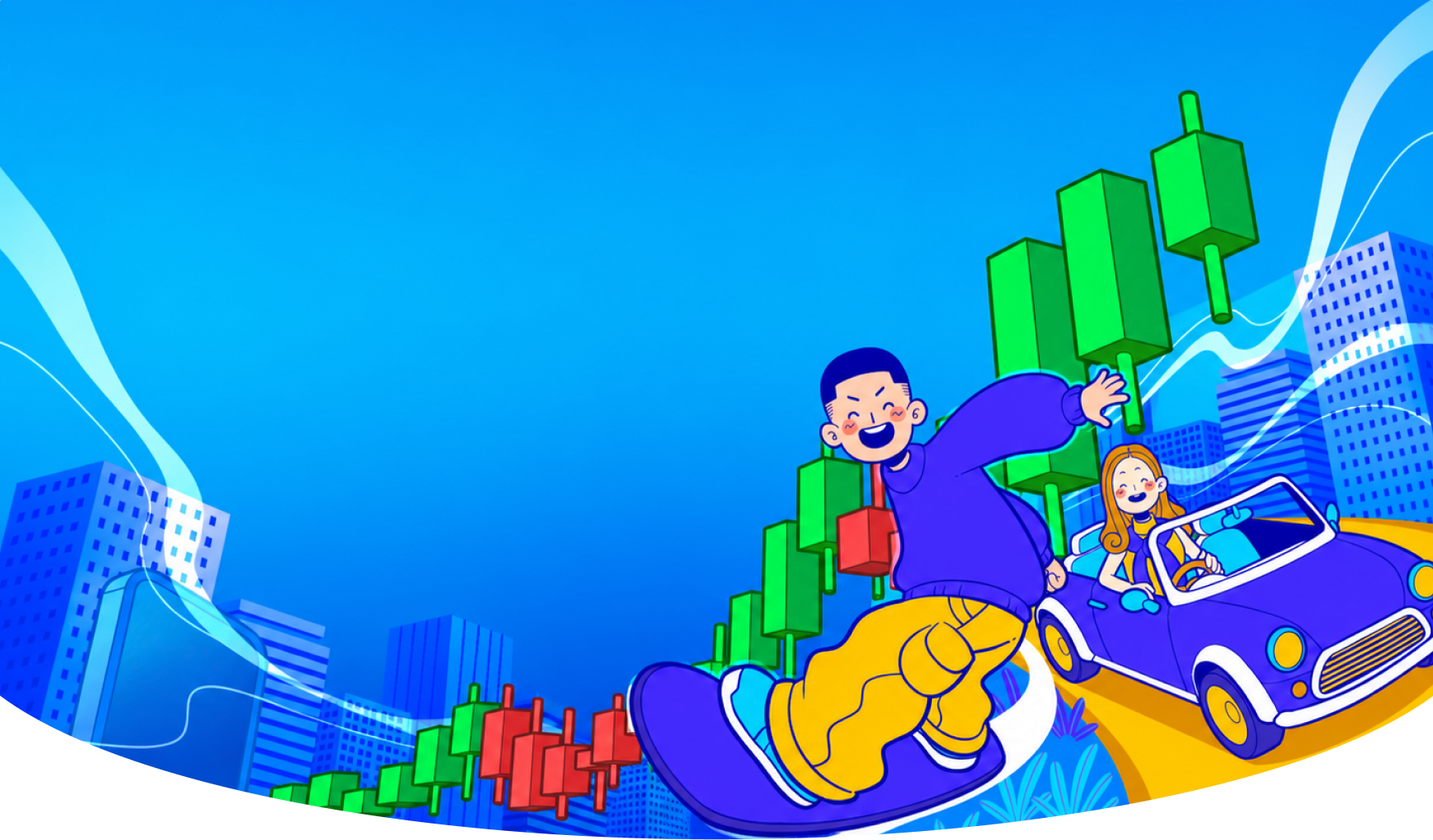 Ilustrasi investor Winvest di tengah pergerakan pasar